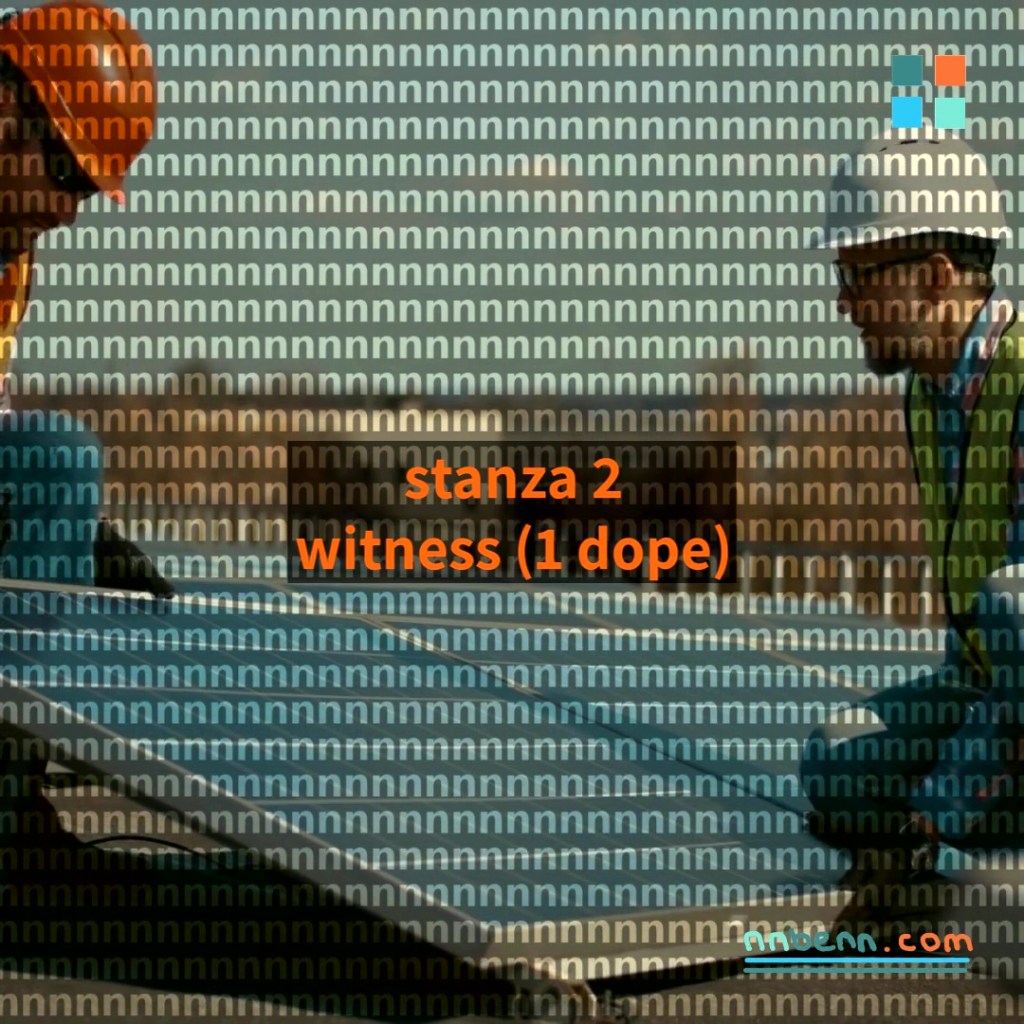 the love epochal – stanza 2 – witness (1&nbsp;dope)