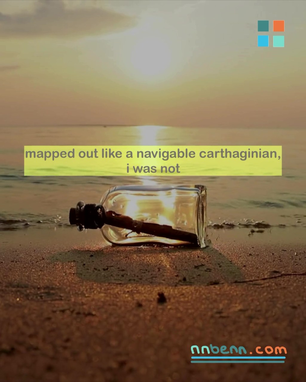mapped out like a navigable carthaginian, i was&nbsp;not