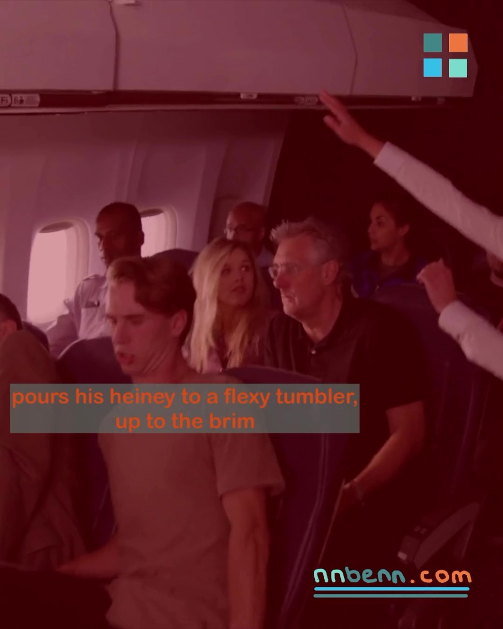 pours his heiney to a flexy tumbler, up to the brim / thanks the kindly lass across the aisle for a short term&nbsp;loan