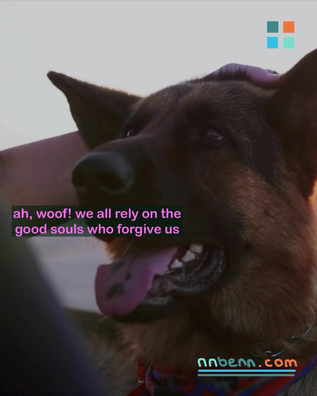 leaving a slugabed trapped in a pole vaulter’s libido / territorial, barking at my next door neighbour on the landing, hello / stand up for yourself, for [] sake / ah, woof! we all rely on the good souls who forgive&nbsp;us