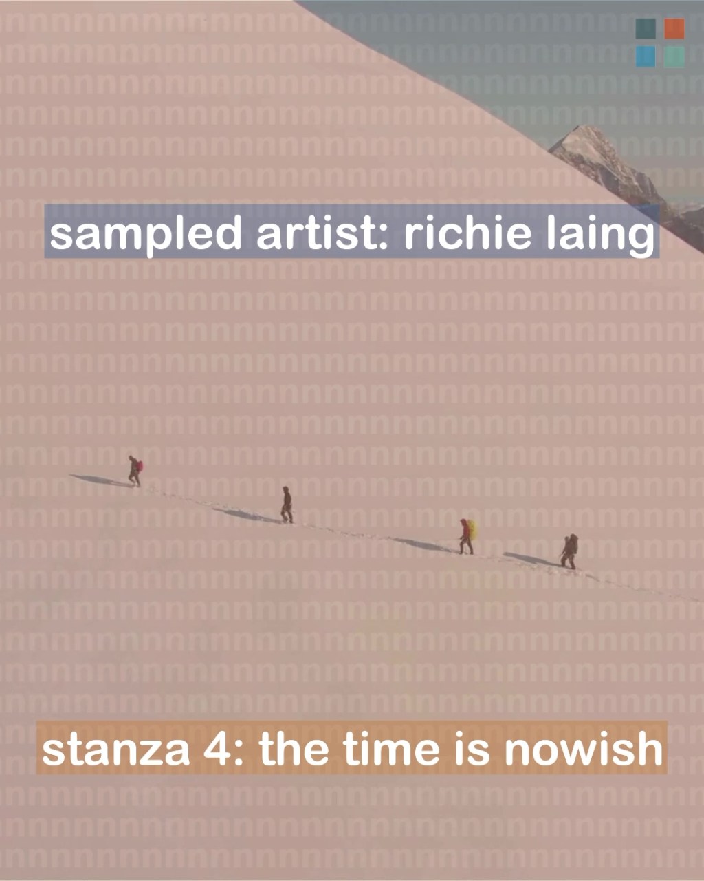 the love epochal – stanza 4 – the time is&nbsp;nowish