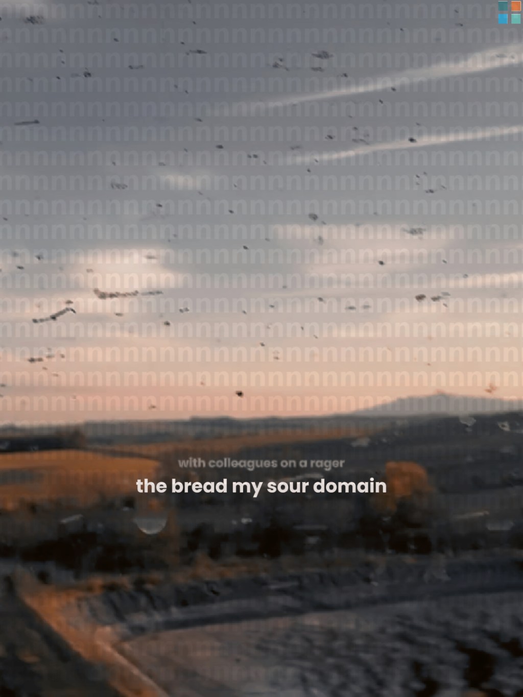 the bread, my sour domain, hers an egg on top