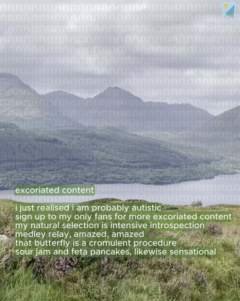 excoriated content